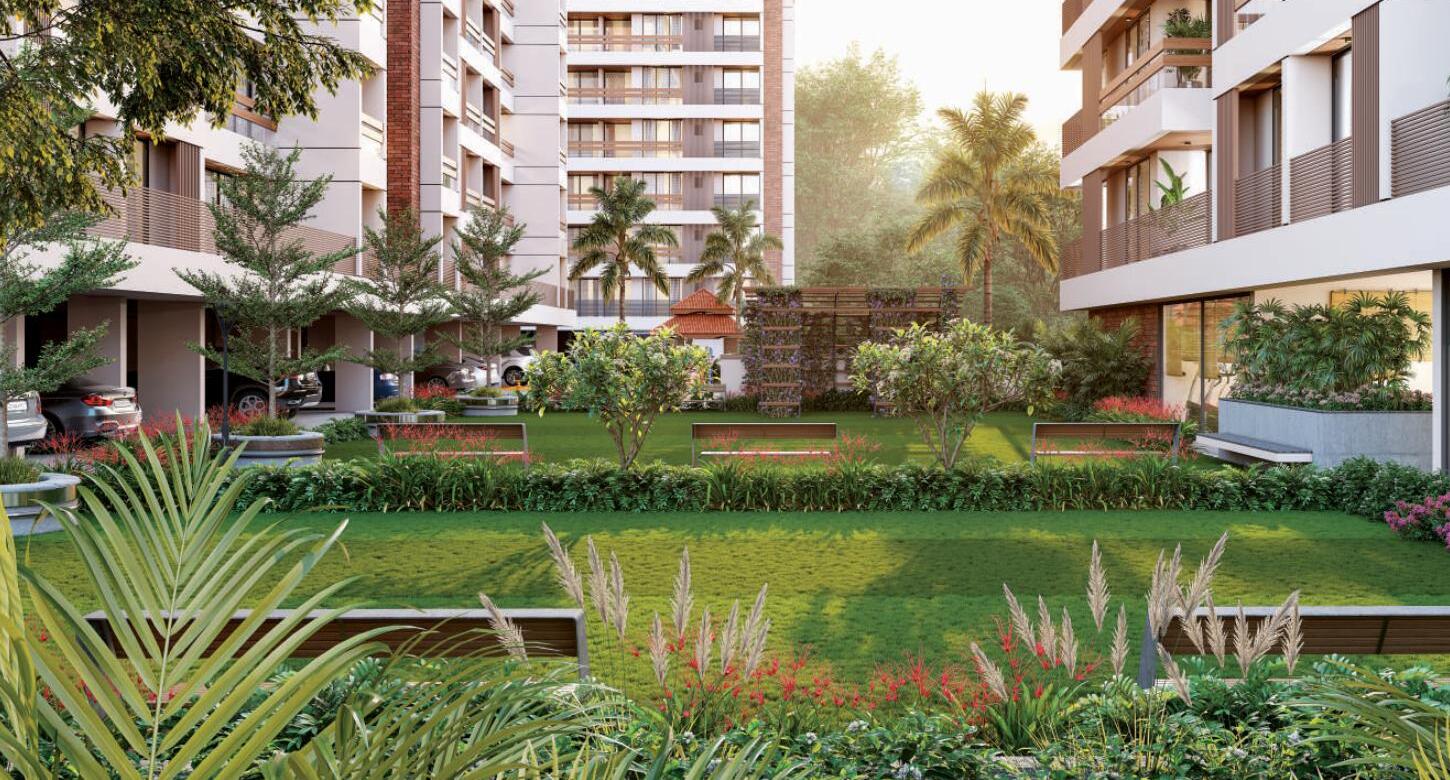 Landscaped garden