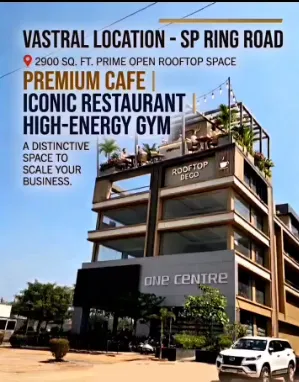 Exclusive 2950 Sq. Ft. Luxury Rooftop Terrace Commercial Space for Sale at Akshar Matrix, S.P. Ring Road, Ahmedabad in Ahmedabad