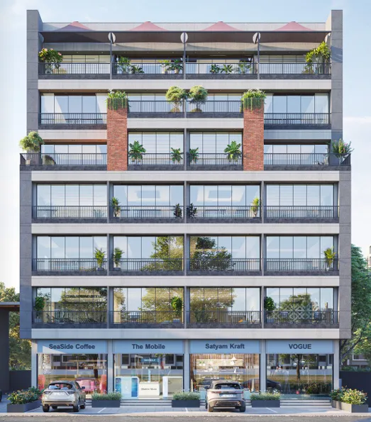 Premium 1195 Sq. Ft. Commercial Office Space for Sale at City Heights Prime, bhabgli gate Bhavnagar in Bhavnagar